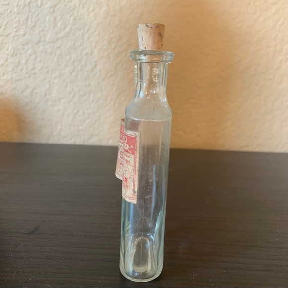 Antique apothecary carbolic acid poison antidote glass bottle - Picture 4 of 9